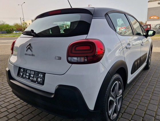 Citroen C3 cena 37900 przebieg: 84000, rok produkcji 2017 z Gniezno małe 436